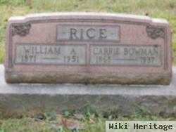 William A Rice