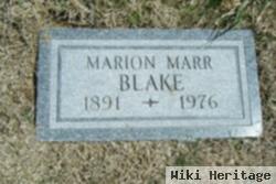 Marion Emma Marr Blake