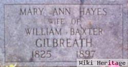 Mary Ann Hayes Gilbreath