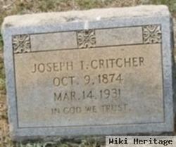 Joseph I Critcher