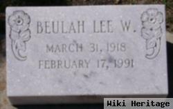 Beulah Lee W. Waughtel