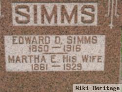 Edward D Simms