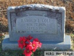 Harold L Cole