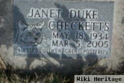 Janet Duke Checketts