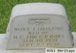 Ruby Christine Doby