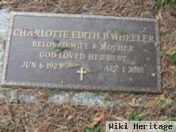 Charlotte Edith B. Wheeler