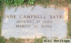 Jane Campbell Sayre
