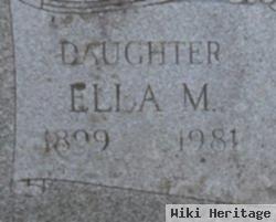 Ella M. Teeter