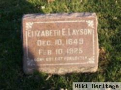 Elizabeth E Layson
