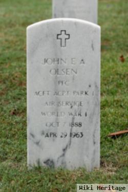 Pfc John Edgar A Olsen