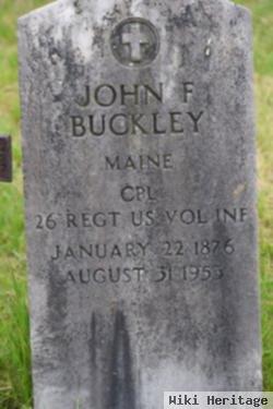 John F Buckley