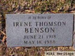 Annie Irene Thomson Benson