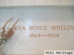 Eva G Boyce Shields