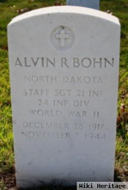 Sgt Alvin R Bohn