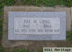 Patricia M "pat" Long