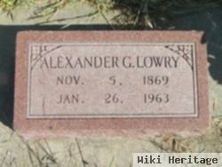 Alexander G Lowry