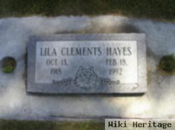 Lila Ruth Clements Hayes