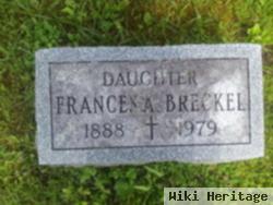 Frances A Breckel