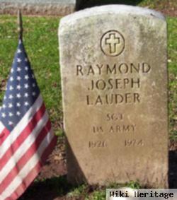 Sgt Raymond Joseph Lauder