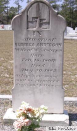 Rebecca M. "millie" Wilkinson Anderson