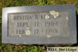 Bertha B Keister