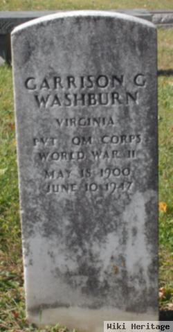 Pvt Garrison G Washburn