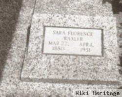 Sara Florence Pilchard Waxler