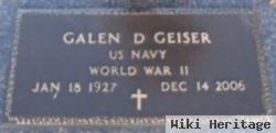 Galen D. Geiser