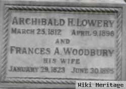 Frances Anstris Woodbury Lowery