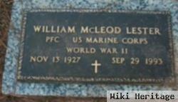 Pfc William Mcleod Lester