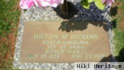 Sgt Milton M Dickens