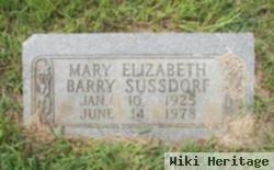 Mary Elizabeth Barry Sussdorf