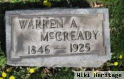 Warren A Mccready