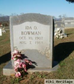 Ida O Moody Bowman