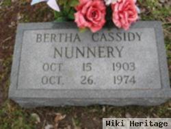 Bertha Cassidy Johnson Nunnery