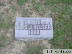 Infant Son Helser