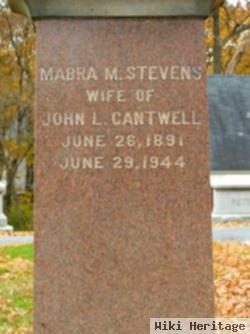 Mabra Maria Stevens Cantwell