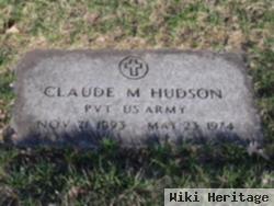 Claude M Hudson