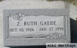 Zilma Ruth Gaede