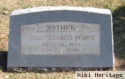 Julia Francis Mcneely Pearce