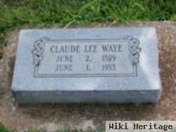 Claude Lee Waye