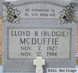 Lloyd B "budgie" Mcduffie