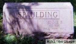 Minnie F Spaulding