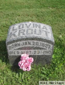 Sarah "lovina" Ruhl Krout