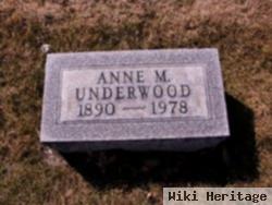 Anna M. Dossett Underwood