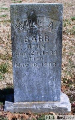 Will A. Babb