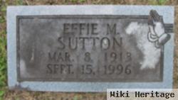 Effie M. Sutton