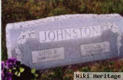 Lona B Hill Johnston