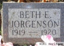 Beth E Jorgenson