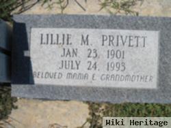 Lillie M Privett